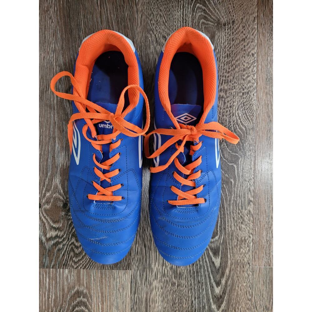 Umbro Men's Soccer Outdoor Cleats Blue Orange size 12‎ #3
